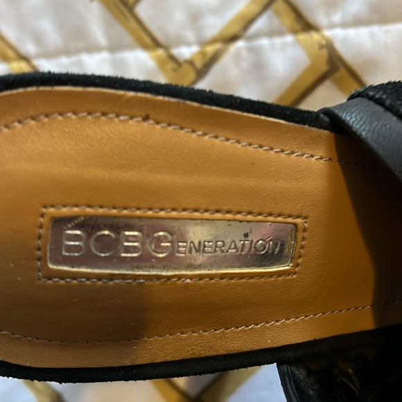 Open toe heel booties BCBG size 12 - Picture 4 of 4